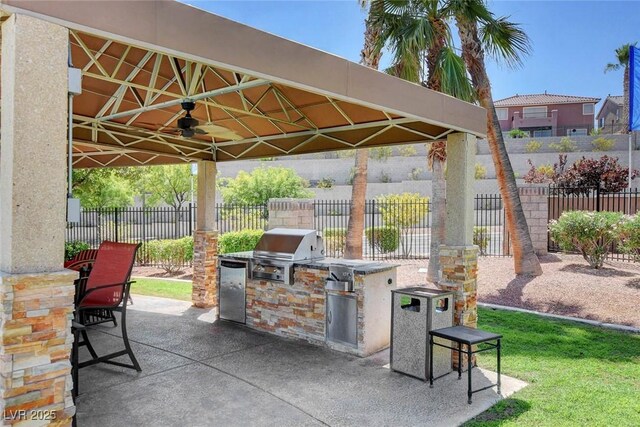 2900 Sunridge Heights Pkwy Unit 518, Henderson, NV 89052 - view of patio / terrace with a gazebo