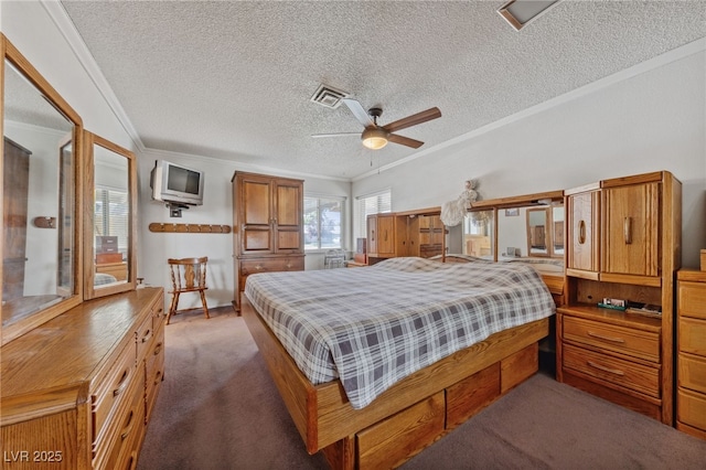 22 Jade Cir, Las Vegas, NV 89106 - carpeted bedroom featuring crown molding and a textured ceiling