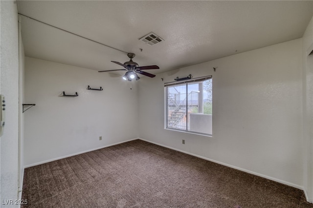 2040 Mesquite Ln Unit 203, Laughlin, NV 89029 - carpeted empty room featuring ceiling fan and baseboards