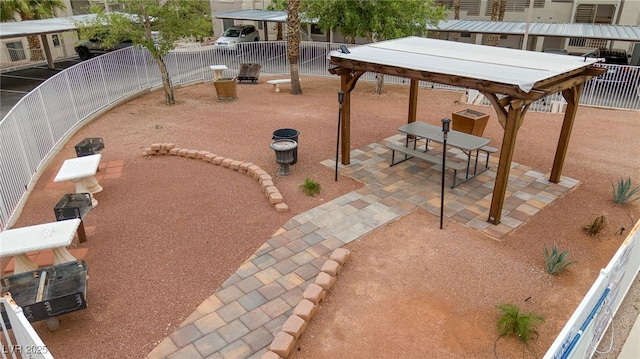 2040 Mesquite Ln Unit 203, Laughlin, NV 89029 - view of yard with a gazebo and a patio