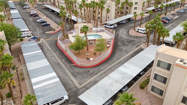 2040 Mesquite Ln Unit 203, Laughlin, NV 89029 - drone / aerial view of a pool area