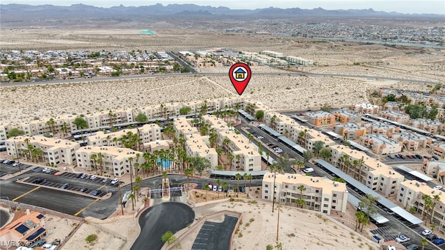 2040 Mesquite Ln Unit 203, Laughlin, NV 89029 - aerial overview of property's location with mountains