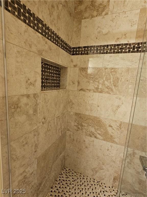 7104 Carrondale Way, Las Vegas, NV 89128 - bathroom view of a tile shower