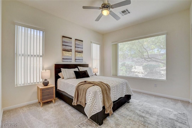 4845 Santo Romeo St, Las Vegas, NV 89135 - carpeted bedroom featuring baseboards and ceiling fan