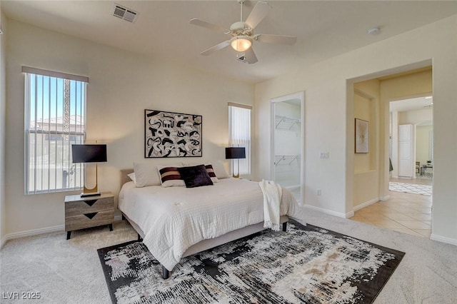 4845 Santo Romeo St, Las Vegas, NV 89135 - bedroom featuring carpet floors, baseboards, and a ceiling fan