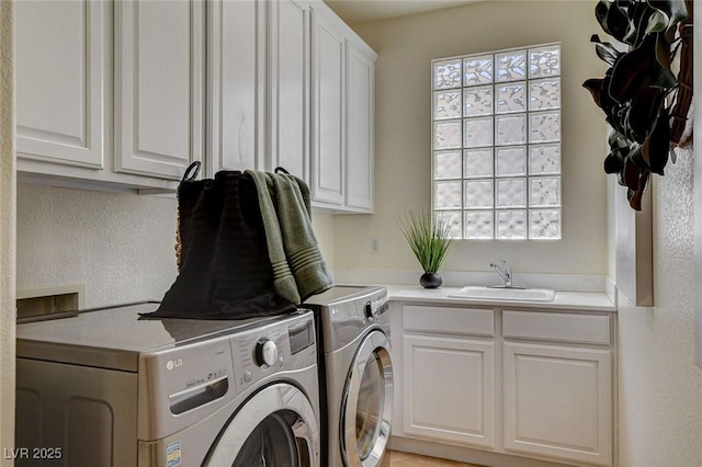 4845 Santo Romeo St, Las Vegas, NV 89135 - washroom featuring cabinet space and washing machine and clothes dryer