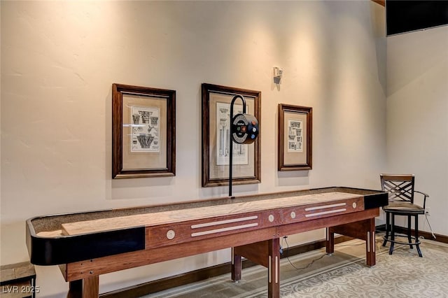 4845 Santo Romeo St, Las Vegas, NV 89135 - rec room with baseboards