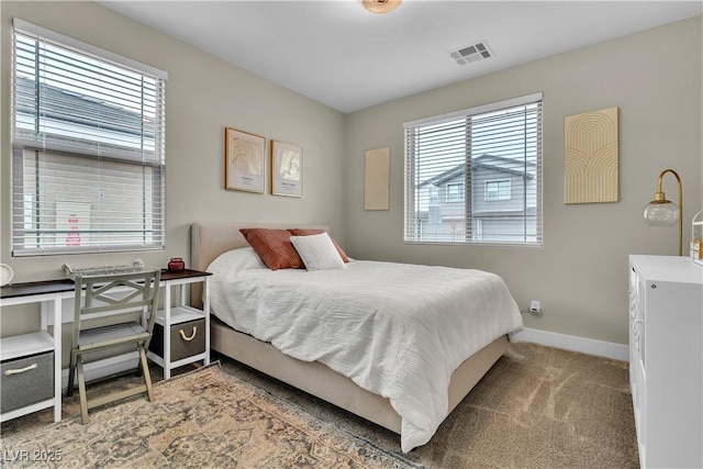 741 Monroe Hill Pl, Henderson, NV 89011 - bedroom with multiple windows, baseboards, and light colored carpet