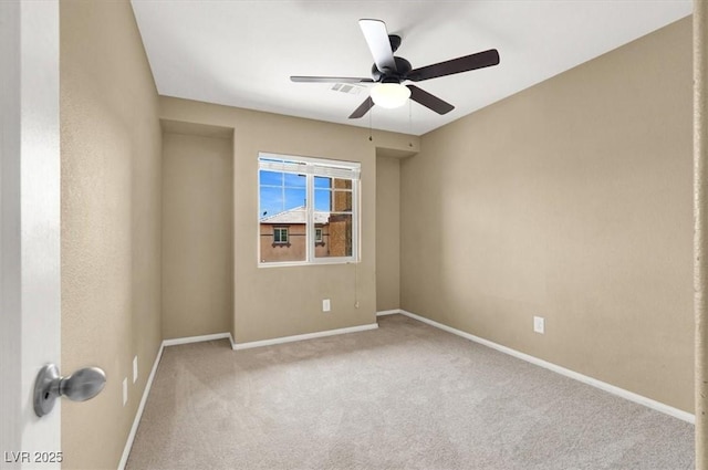 7931 Mineral Peak St, Las Vegas, NV 89166 - carpeted spare room with a ceiling fan and baseboards