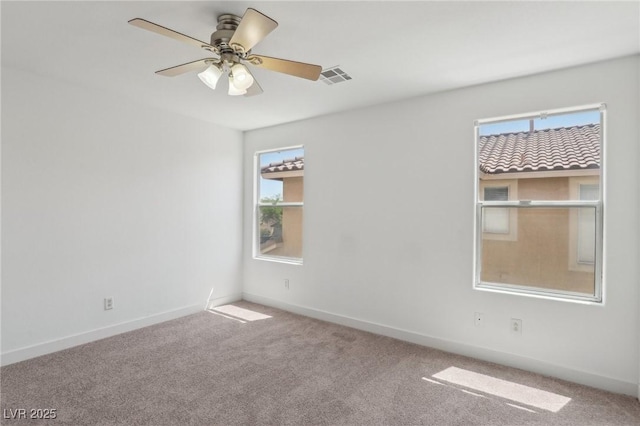 1043 Monte De Oro Ave, Las Vegas, NV 89183 - empty room with baseboards, carpet, and a ceiling fan