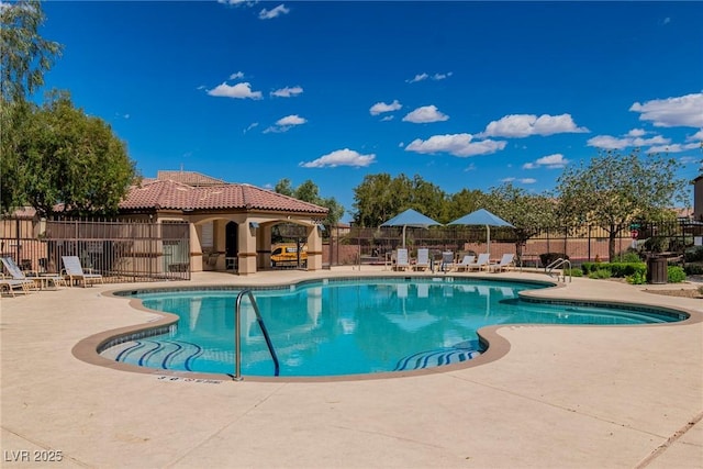 7624 Mallard Bay Ave, Las Vegas, NV 89179 - community pool featuring a patio area