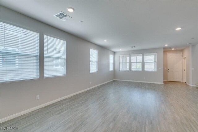 3270 Palindrome Ave, Henderson, NV 89044 - spare room featuring recessed lighting, light wood-style floors, and baseboards