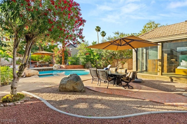 3004 Astoria Pines Cir, Las Vegas, NV 89107 - view of swimming pool with a patio