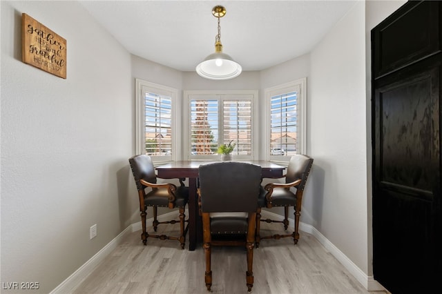 8316 Joseph Cary Ct, Las Vegas, NV 89145 - dining space with light wood-type flooring and baseboards