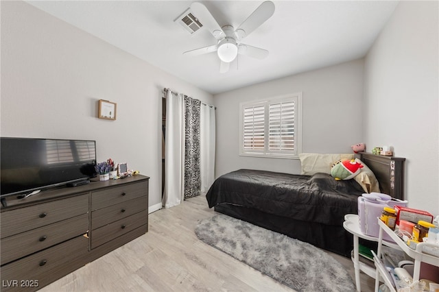 8316 Joseph Cary Ct, Las Vegas, NV 89145 - bedroom with light wood finished floors and ceiling fan