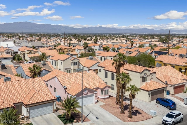 8316 Joseph Cary Ct, Las Vegas, NV 89145 - aerial perspective of suburban area featuring a mountainous background