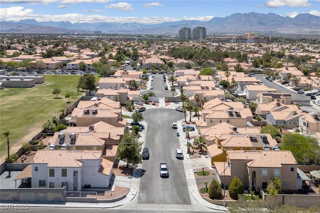 8316 Joseph Cary Ct, Las Vegas, NV 89145 - aerial perspective of suburban area featuring a mountain backdrop
