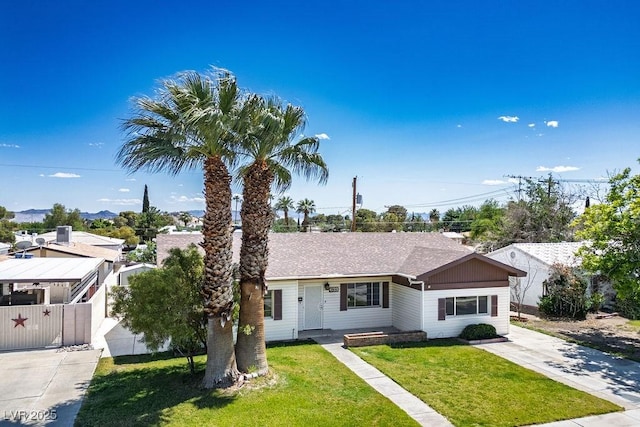 633 5th St, Boulder City, NV 89005 - single story home featuring concrete driveway and a gate