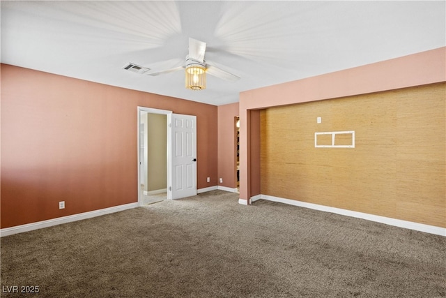 1655 E Hacienda Ave, Las Vegas, NV 89119 - unfurnished bedroom featuring carpet flooring, baseboards, ceiling fan, and a closet