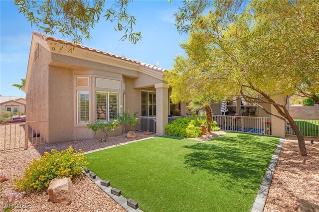 10404 Long Leaf Pl, Las Vegas, NV 89134 - back of house featuring stucco siding