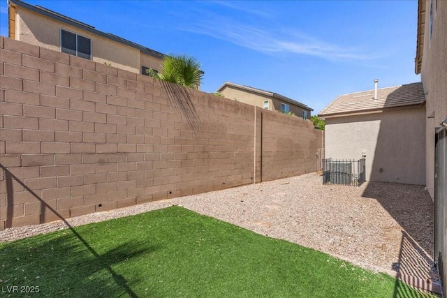 6857 Stone Tower Ct, Las Vegas, NV 89149 - fenced backyard featuring central AC