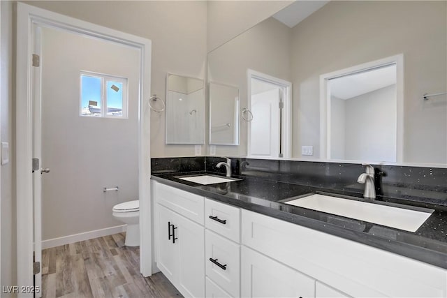 2130 Revere St, North Las Vegas, NV 89030 - full bath featuring double vanity and wood finished floors
