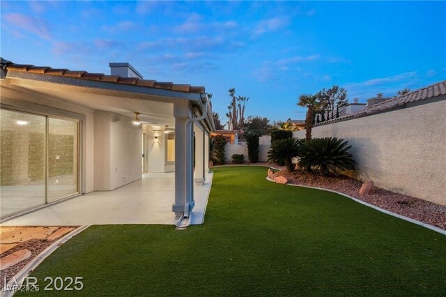 1613 Shadow Rock Dr, Las Vegas, NV 89117 - view of yard featuring a patio area