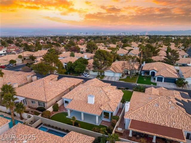 1613 Shadow Rock Dr, Las Vegas, NV 89117 - aerial view of residential area