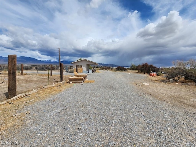 781 Buol Rd, Pahrump, NV 89048 - view of dirt / gravel road with a mountain view