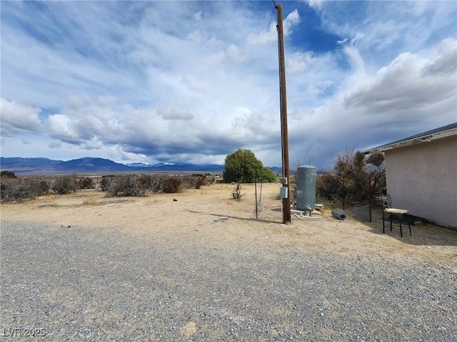 781 Buol Rd, Pahrump, NV 89048 - view of yard featuring a mountain view