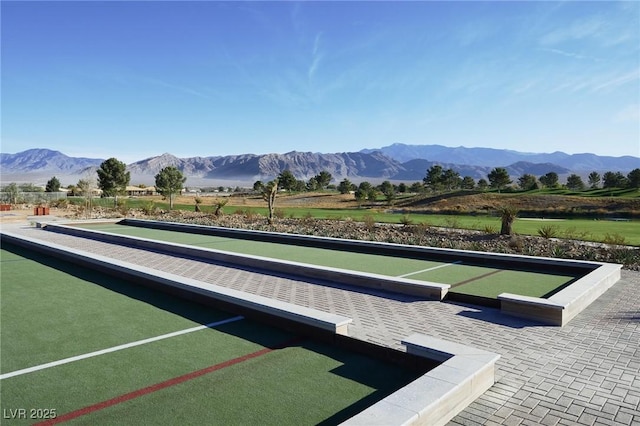 4180 E Brusca Way, Pahrump, NV 89061 - view of community with a game area and a mountain view