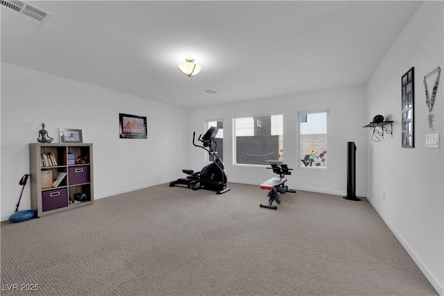 8178 Eaton Hill St, Las Vegas, NV 89113 - exercise area with carpet flooring and baseboards