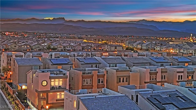 8178 Eaton Hill St, Las Vegas, NV 89113 - aerial perspective of suburban area with mountains