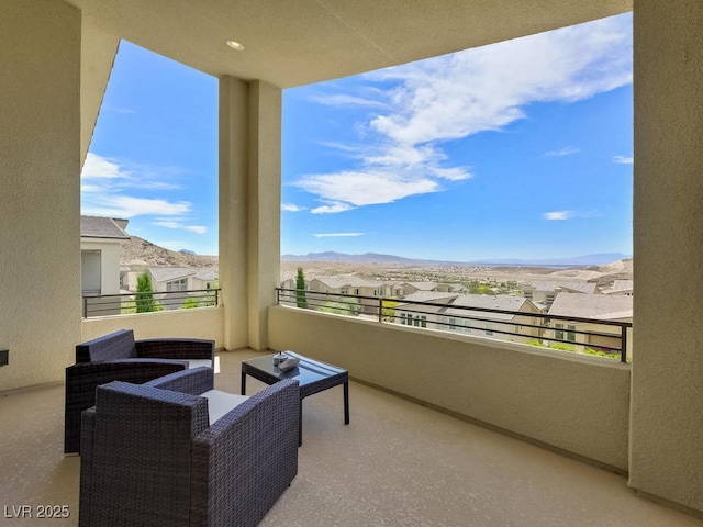 3 Hilltop Crest St, Henderson, NV 89011 - balcony featuring a mountain view