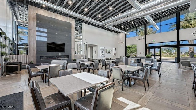 4200 E Brusca Way, Pahrump, NV 89061 - dining room with a high ceiling