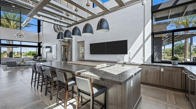 4200 E Brusca Way, Pahrump, NV 89061 - view of patio / terrace with exterior kitchen