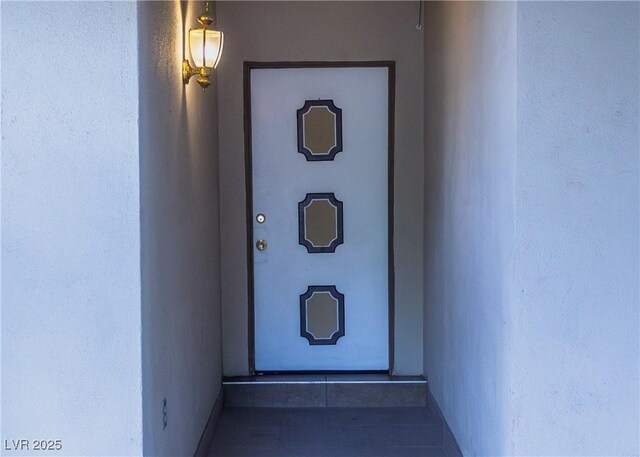 2001 E Mcwilliams Ave, Las Vegas, NV 89101 - entrance to property with stucco siding