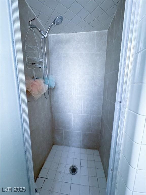 2001 E Mcwilliams Ave, Las Vegas, NV 89101 - bathroom with a tile shower