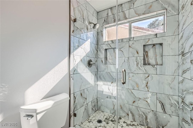 10241 Regents Cross Pl, Las Vegas, NV 89144 - bathroom with a stall shower and toilet