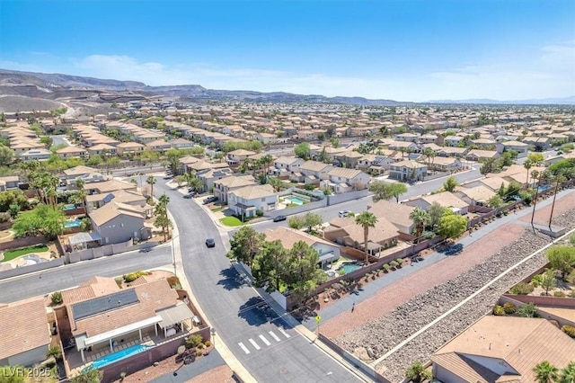 1088 Casady Hollow Ave, Henderson, NV 89012 - aerial perspective of suburban area with a mountain backdrop