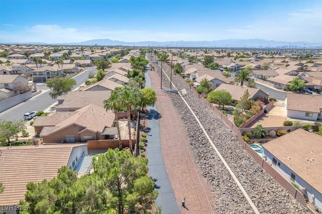 1088 Casady Hollow Ave, Henderson, NV 89012 - aerial perspective of suburban area with a mountain backdrop