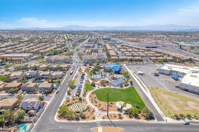 1088 Casady Hollow Ave, Henderson, NV 89012 - aerial overview of property's location featuring mountains and nearby suburban area