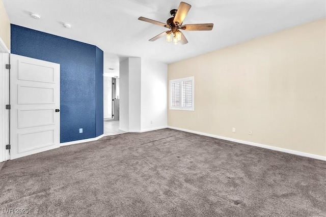 1088 Casady Hollow Ave, Henderson, NV 89012 - carpeted spare room featuring ceiling fan, baseboards, and a smoke detector