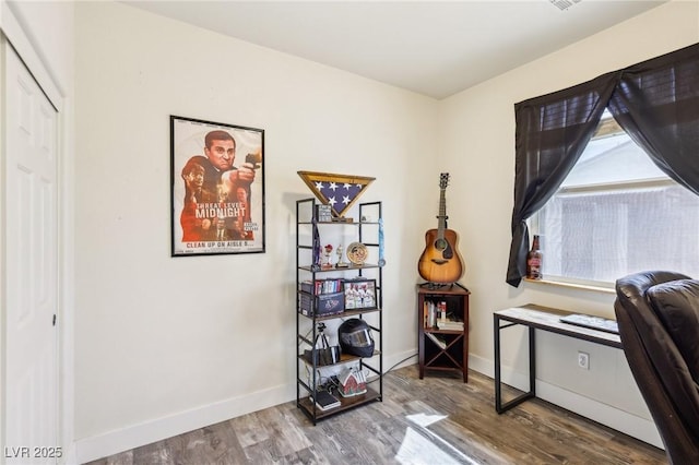 564 Lampshire Ln, Pahrump, NV 89060 - home office featuring wood finished floors and baseboards