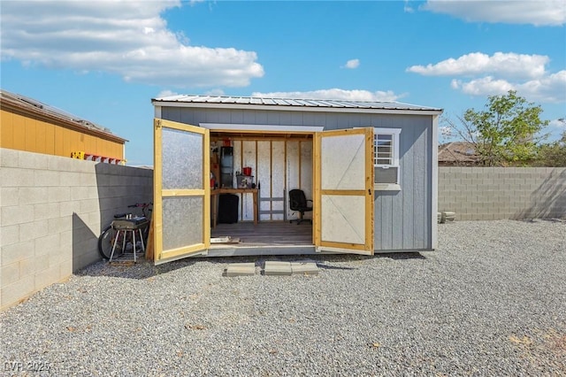 564 Lampshire Ln, Pahrump, NV 89060 - view of outdoor structure featuring a fenced backyard