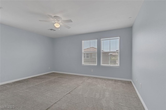 1130 Blissful Plains Ave, North Las Vegas, NV 89086 - carpeted empty room featuring a ceiling fan and baseboards