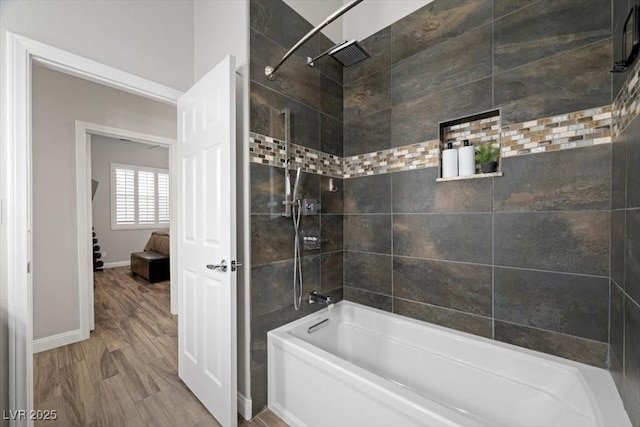 219 Windsong Dr, Henderson, NV 89074 - bathroom with bathing tub / shower combination and baseboards