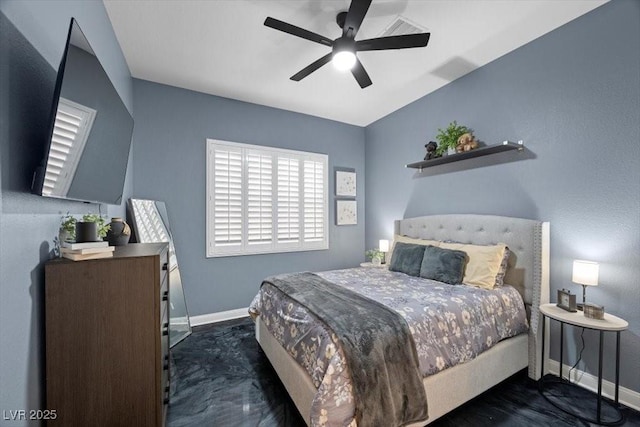 219 Windsong Dr, Henderson, NV 89074 - bedroom with baseboards and ceiling fan