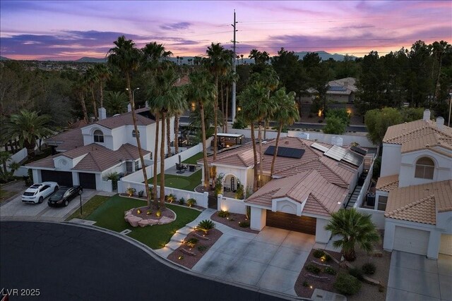 219 Windsong Dr, Henderson, NV 89074 - view of aerial view at dusk