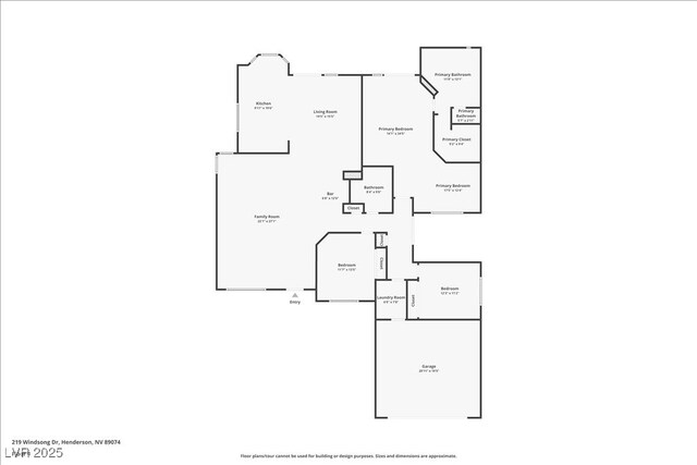 219 Windsong Dr, Henderson, NV 89074 - property floor plan
